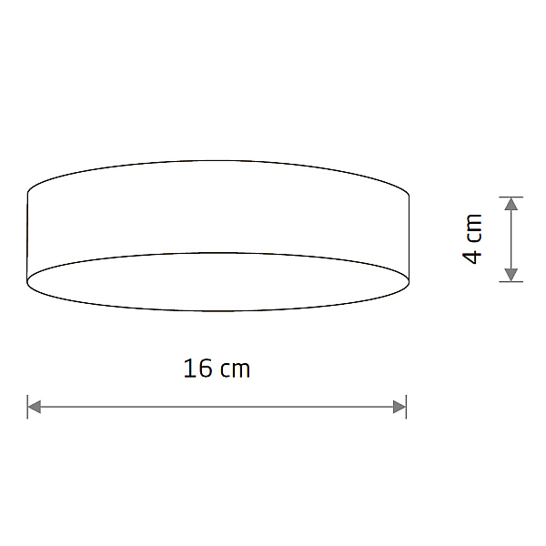Потолочный cветильник Nowodvorski Lid Round Led Black 10416