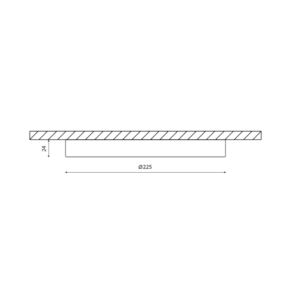 Накладной светильник DesignLed KH-R225-22-NW 001862