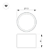 Накладной светильник Arlight SP-BISCOTTO-R120-12W Warm3300-MIX (BK-GD, 80 deg, 230V) 055026