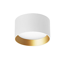 Накладной светильник Arlight SP-BISCOTTO-R140-15W Warm3300-MIX (WH-GD, 80 deg, 230V) 054915