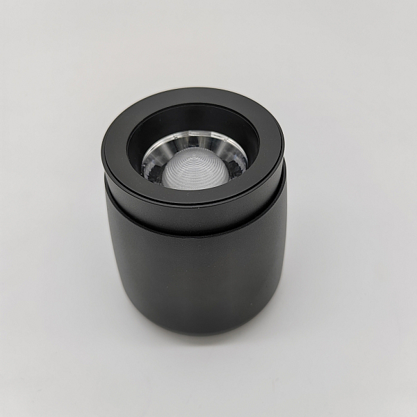 Светильник накладной iLedex Metrica 114-12W-D90-4K-ZOOM-BK