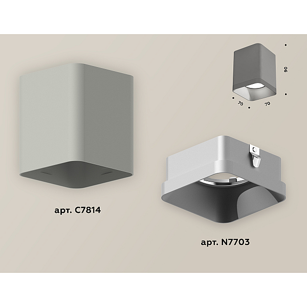 Накладной светильник Ambrella Light Techno XS7814003 (C7814, N7703)
