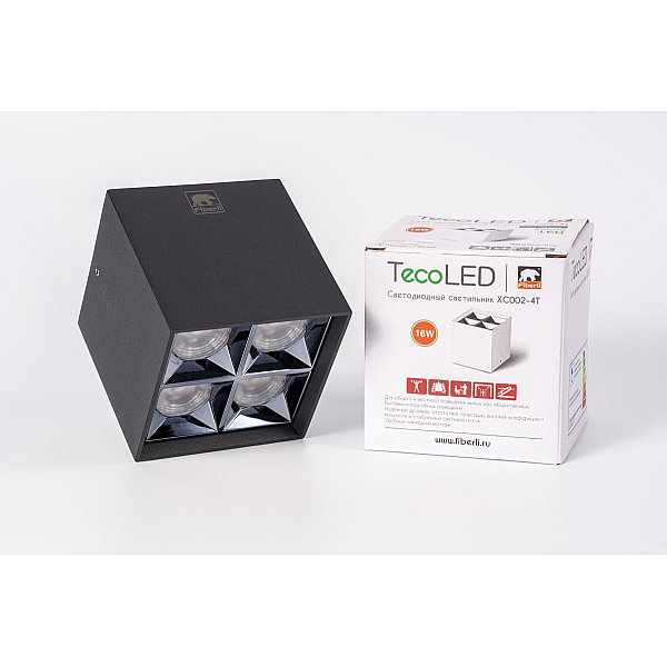 Накладной светодиодный светильник Fiberli XC002-4T(W) 12120204