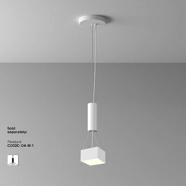 Потолочный светодиодный светильник Maytoni Technical Zon C032CL-12W3K-SQ-W