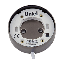Накладной светильник Uniel GX53/FT BLACK CHROME 10 PROM UL-00003735
