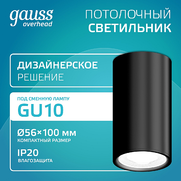 Накладной светильник Gauss Basic HD061