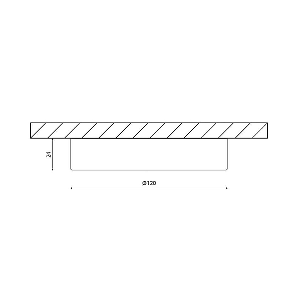 Накладной светильник DesignLed KH-R120-9-WW 007788