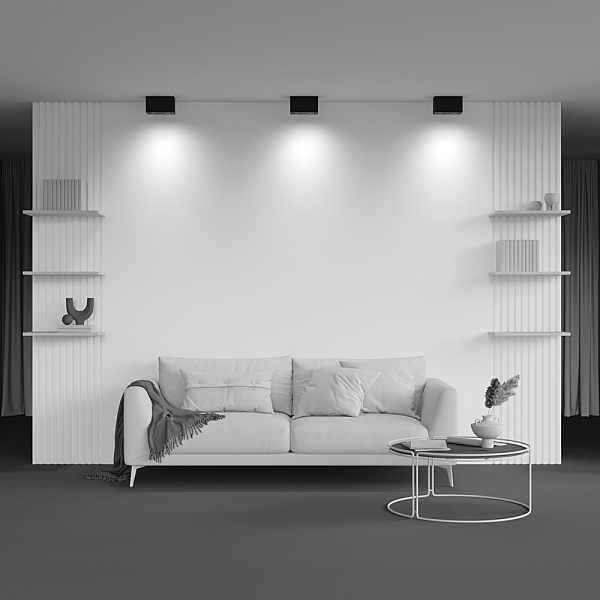 Потолочный светильник Maytoni Technical Atom C017CL-02B