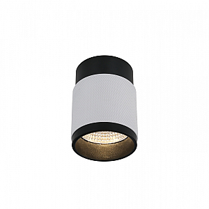 Накладной светильник iLedex Delta 1955-10W-3000K-36 BK+WH
