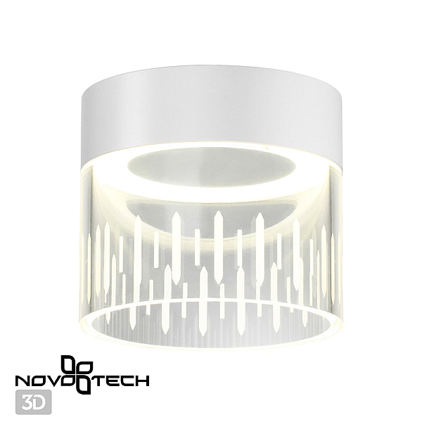 Потолочный светодиодный светильник Novotech Over Aura 359001