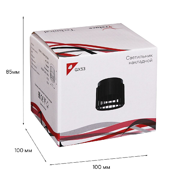 Точечный светильник Reluce Technical 53018-9.5-001MN GX53 BK