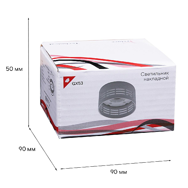 Накладной светильник Reluce Technical 53014-9.5-001CT GX53 WT