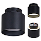 Потолочный светильник Reluce 53006-9.5-001IL GX53+LED3W BK