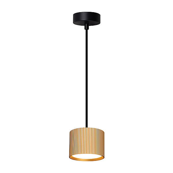 Светильник потолочный Feron Barrel HL4588 ARIA  levitation 12W, 230V, GX53, золото + черный, на подвесе 1,7 м