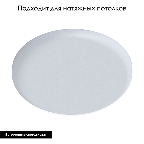 Встраиваемый светодиодный светильник Arte Lamp Prior A7983PL-1WH