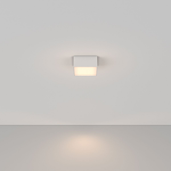 Потолочный светодиодный светильник Maytoni Technical Zon C032CL-12W3K-SQ-W