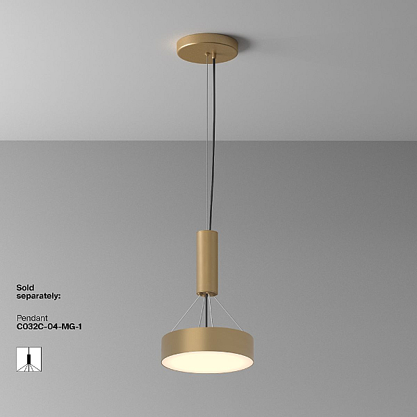 Потолочный светодиодный светильник Maytoni Technical Zon C032CL-24W3K-RD-MG