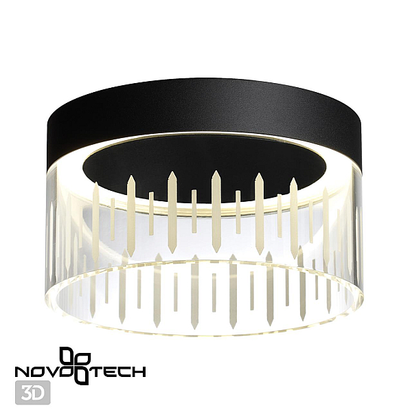 Потолочный светодиодный светильник Novotech Over Aura 359004