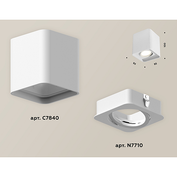 Потолочный светильник Ambrella Light Techno Spot XS7840010 (C7840, N7710)