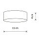 Потолочный cветильник Nowodvorski Lid Round Led Black 10406
