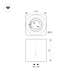 Накладной светильник Arlight SP-ACENTO-S95x95-10W Warm2700 (WH, 20-45 deg, 230V) 055748
