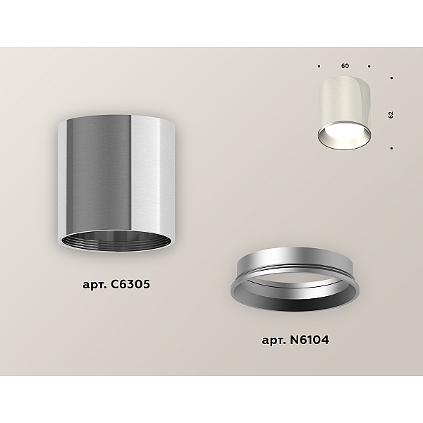 Накладной светильник Ambrella Light Techno XS6305001 (C6305, N6104)