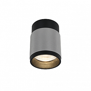 Накладной светильник iLedex Delta 1955-10W-3000K-36 BK+SL