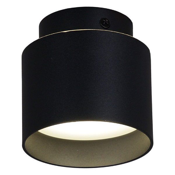 Потолочный светильник Reluce 53006-9.5-001IL GX53+LED3W BK