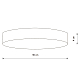 Потолочный cветильник Nowodvorski Lid Round Led Black 10410