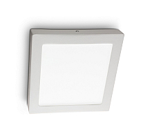 Настенно-потолочный светодиодный светильник Ideal Lux Universal 24W Square Bianco 138657