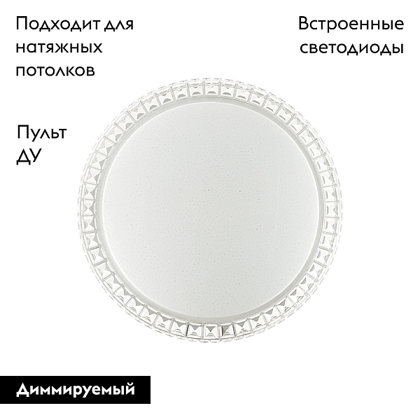 Настенно-потолочный светодиодный светильник Sonex Pale Brisa 2036/EL