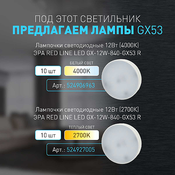 Настенно-потолочный светильник ЭРА OL54 WH Б0061191
