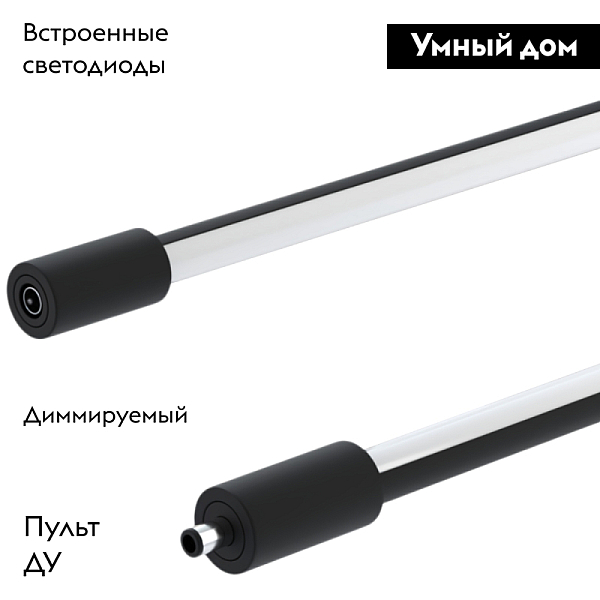 Настенно-потолочный светильник IMEX Thin & Smart IL.0060.5000-1500-BK