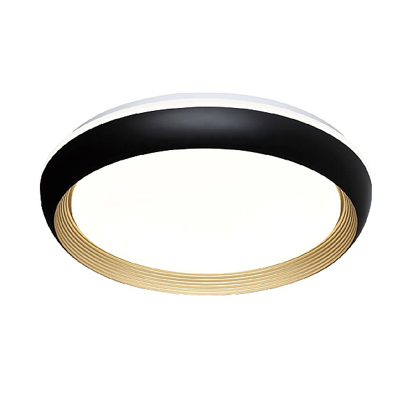 Настенно-потолочный светодиодный светильник Sonex Pale Tofiq Black 7651/EL