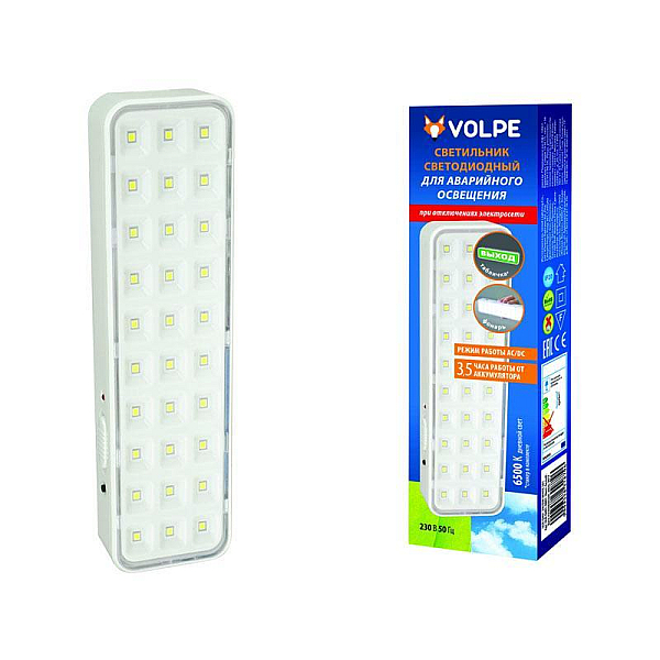 Настенно-потолочный светодиодный светильник Volpe ULR-Q401 2W/DW White S01 UL-00002387