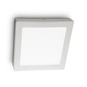 Настенно-потолочный светодиодный светильник Ideal Lux Universal 18W Square Bianco 138640