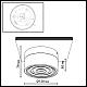 Настенно-потолочный светильник Odeon Light Ronda Hightech 7158/6CL