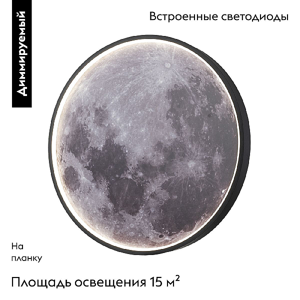 Настенно-потолочный светодиодный светильник Escada Planet 10226/SG LED Mars