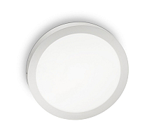 Настенно-потолочный светодиодный светильник Ideal Lux Universal AP1 12W Round Bianco 138596