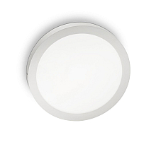 Настенно-потолочный светодиодный светильник Ideal Lux Universal AP1 12W Round Bianco 138596