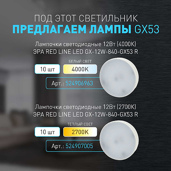 Настенно-потолочный светильник ЭРА OL30 WH Б0056359