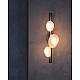 Настенный светильник Delight Collection Matter 5055W/3 black/white