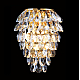 Настенный светильник Crystal Lux Charme AP3 Gold/Transparent