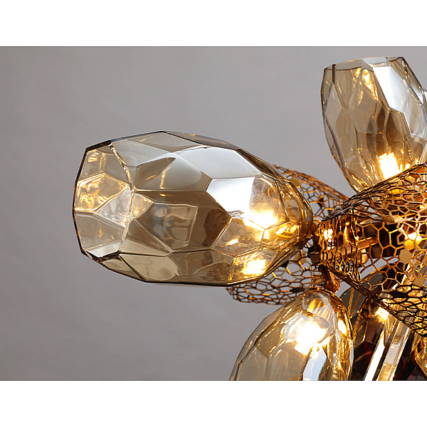 Настенный светильник DeLight Collection Britannica 8898W gold/smoky