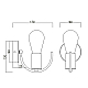 Бра Vele Luce Crea VL6522W01