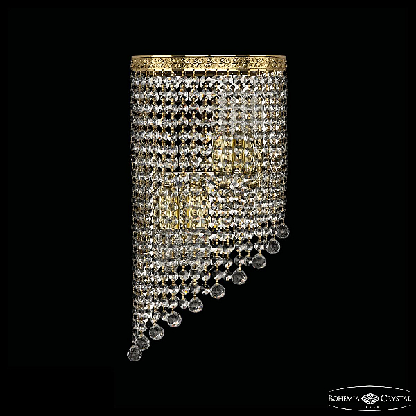 Настенный светильник Bohemia Ivele Crystal 83401BL/20IV-43 G Balls