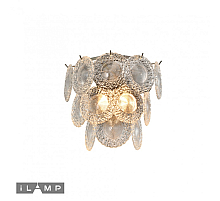 Настенный светильник iLamp Rockfeller W2549-2 Nickel