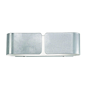Настенный светильник Ideal Lux Clip AP2 Small Argento 088273