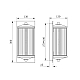 Настенный светильник Delight Collection Crystal bar KG0604W-1 brass