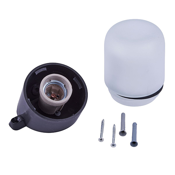 Настенный светильник термостойкий Uniel UL-00013473 UWL-K02R 60W/E27 IP65 BLACK